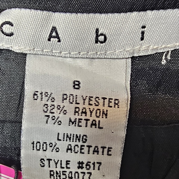 CAbi Black Pleated Crinkle A-Line Mini Skirt #617 - Picture 6 of 9